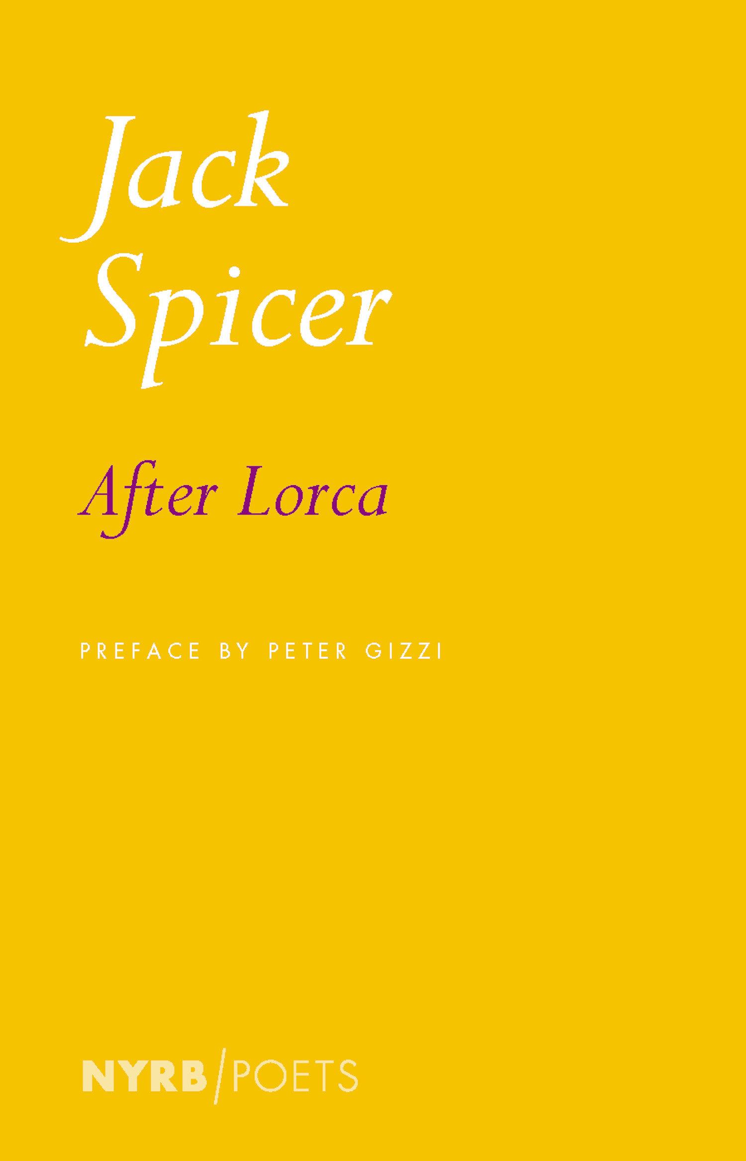 Cover: 9781681375410 | After Lorca | Jack Spicer | Taschenbuch | Einband - flex.(Paperback)