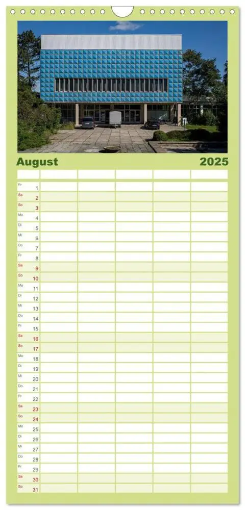 Bild: 9783457125410 | Familienplaner 2025 - Erfurt mit 5 Spalten (Wandkalender, 21 x 45...