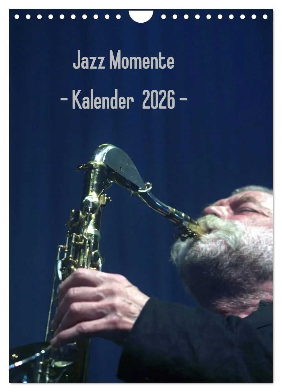 Cover: 9783516455410 | Jazz Momente - Kalender 2026 - (Wandkalender 2026 DIN A4 hoch),...