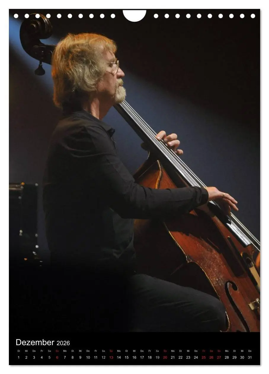 Bild: 9783516455410 | Jazz Momente - Kalender 2026 - (Wandkalender 2026 DIN A4 hoch),...