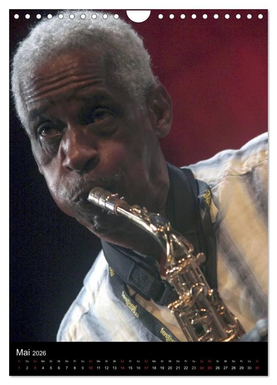 Bild: 9783516455410 | Jazz Momente - Kalender 2026 - (Wandkalender 2026 DIN A4 hoch),...