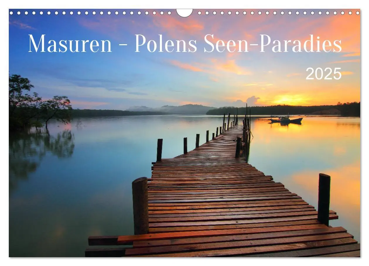 Cover: 9783383935510 | Masuren - Polens Seen-Paradies (Wandkalender 2025 DIN A3 quer),...