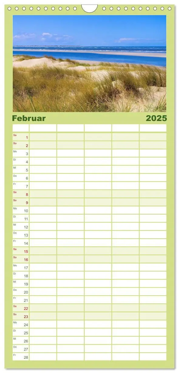 Bild: 9783457115510 | Familienplaner 2025 - Langeoog - Schönste Insel Ostfrieslands mit 5...
