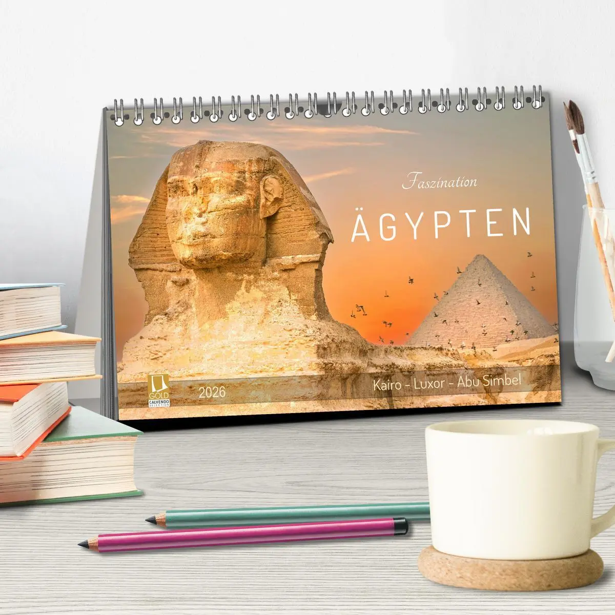 Bild: 9783457285510 | Faszination Ägypten: Kairo - Luxor - Abu Simbel (Tischkalender 2026...