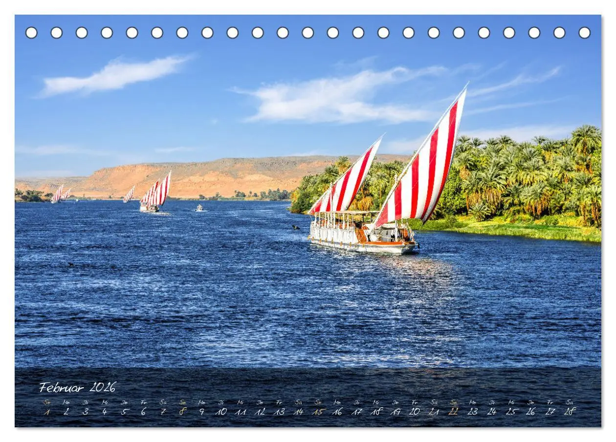 Bild: 9783457285510 | Faszination Ägypten: Kairo - Luxor - Abu Simbel (Tischkalender 2026...