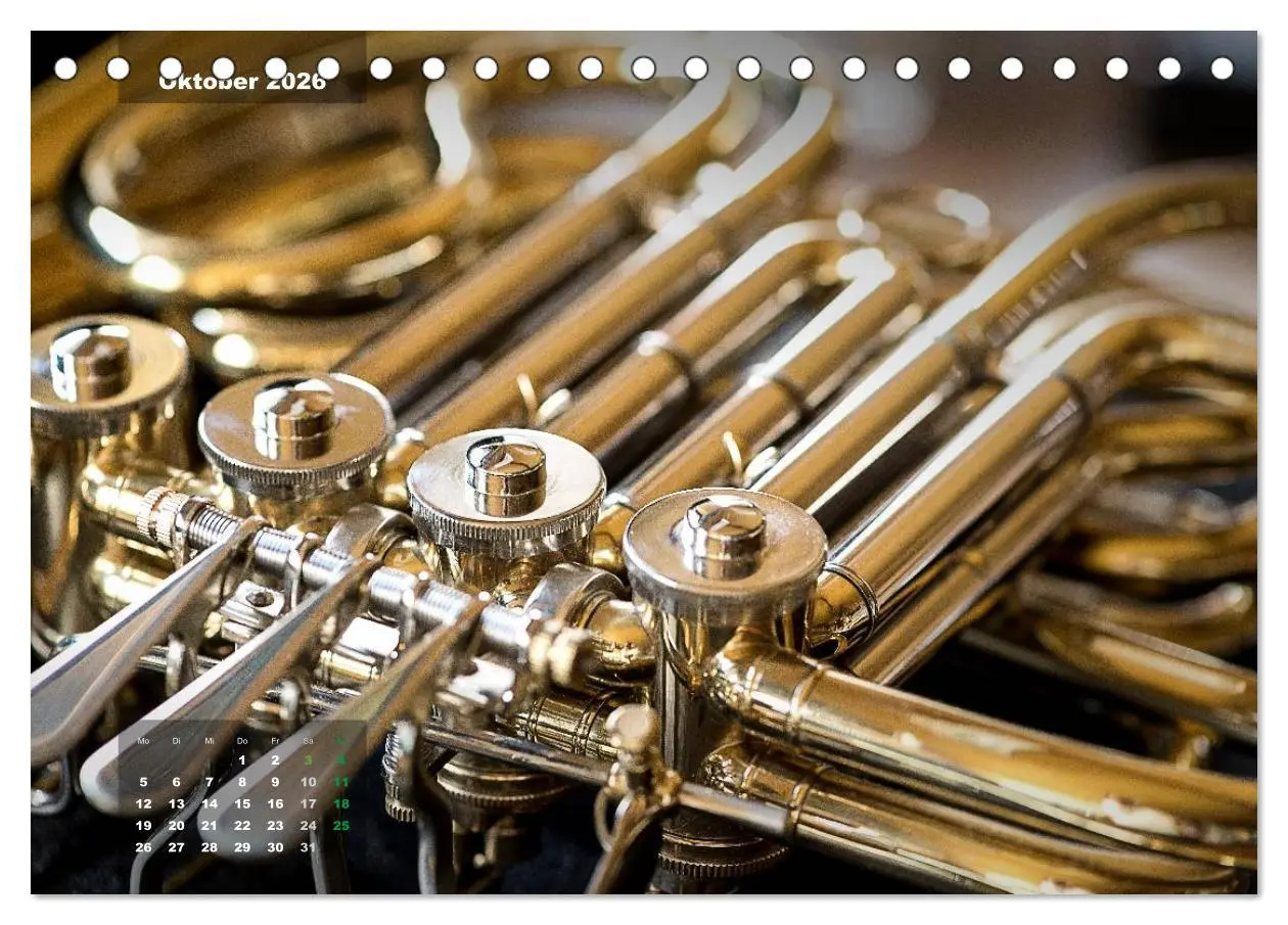 Bild: 9783516135510 | Das Horn, ein herrliches Instrument (Tischkalender 2026 DIN A5...
