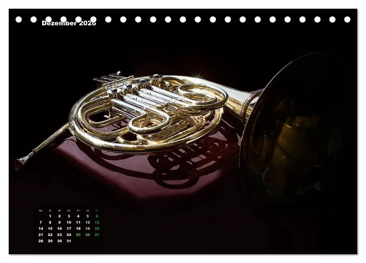 Bild: 9783516135510 | Das Horn, ein herrliches Instrument (Tischkalender 2026 DIN A5...