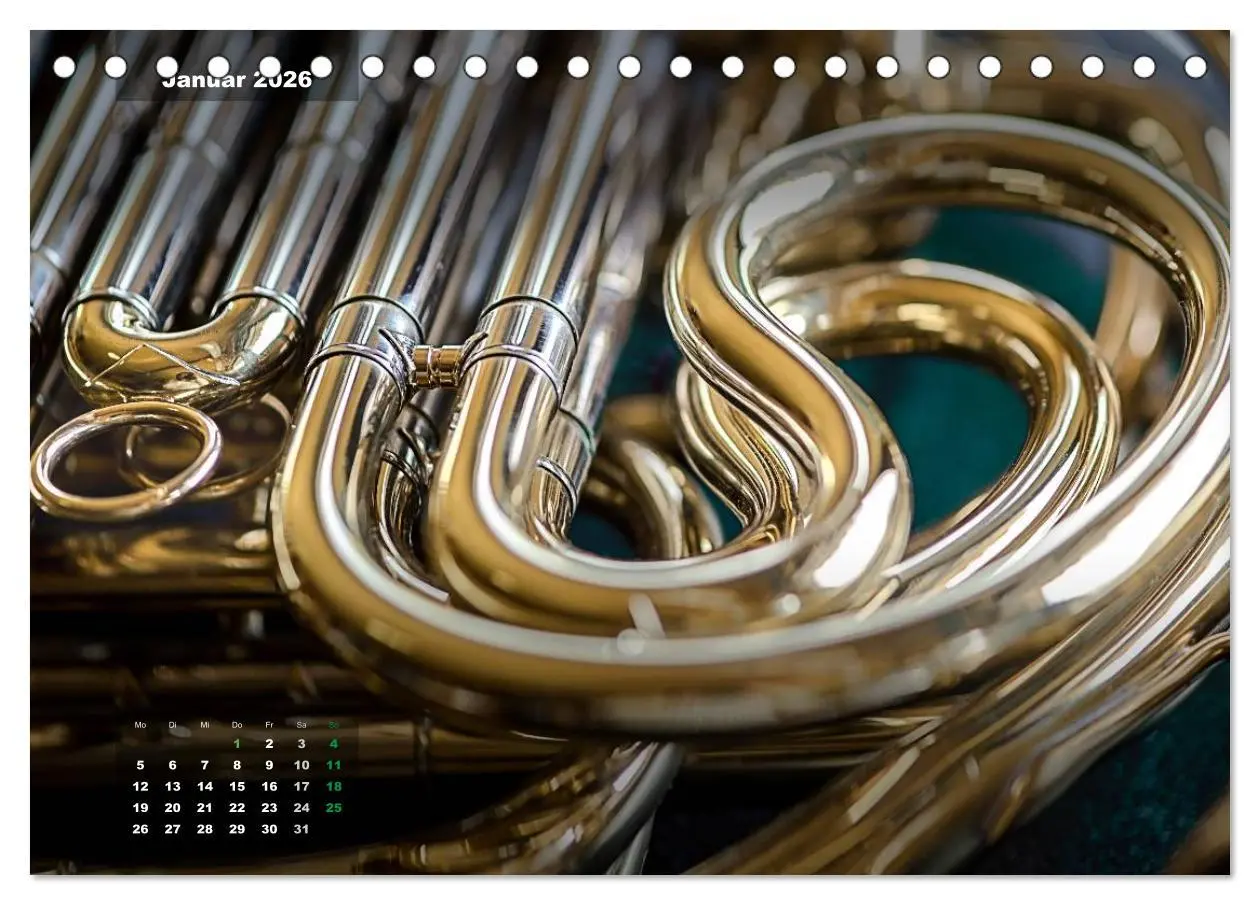 Bild: 9783516135510 | Das Horn, ein herrliches Instrument (Tischkalender 2026 DIN A5...