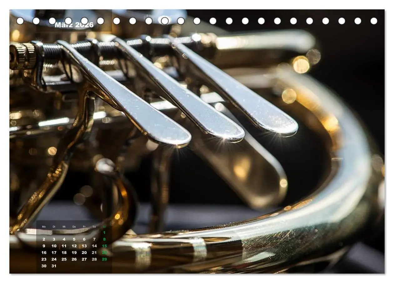 Bild: 9783516135510 | Das Horn, ein herrliches Instrument (Tischkalender 2026 DIN A5...