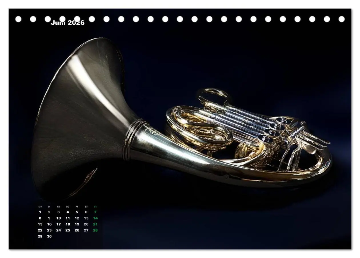 Bild: 9783516135510 | Das Horn, ein herrliches Instrument (Tischkalender 2026 DIN A5...