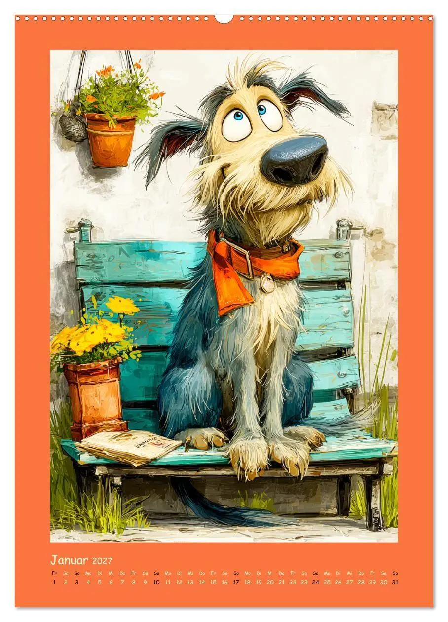 Bild: 9783516825510 | Glückliche Tiere. Ein lieblicher Kinderkalender (hochwertiger...