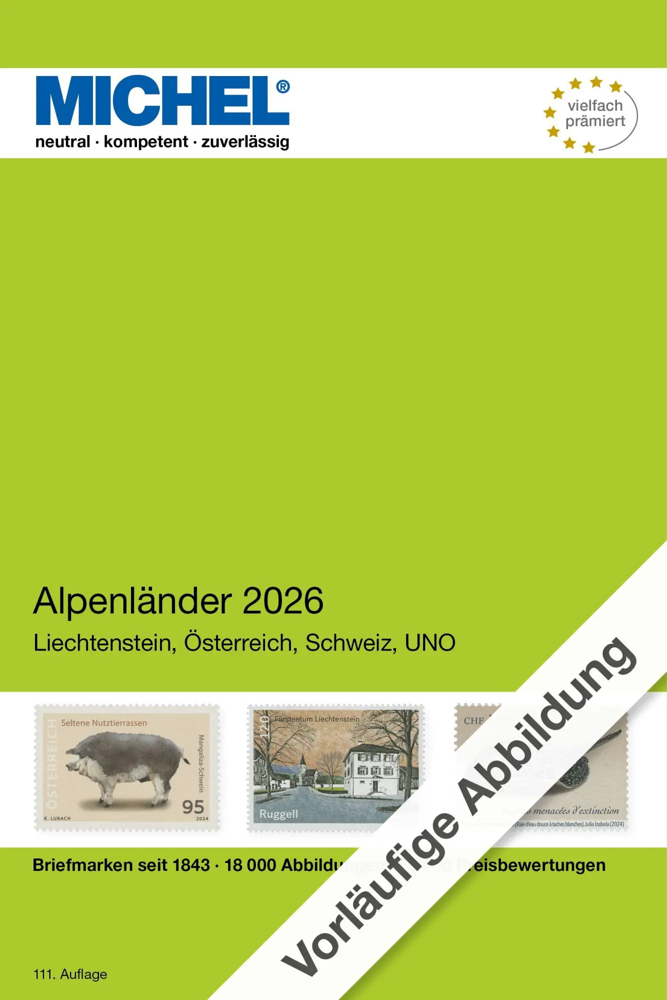 Cover: 9783954025510 | Alpenländer 2026 | Michel-Redaktion | Buch | MICHEL-Europa / EK | 2026
