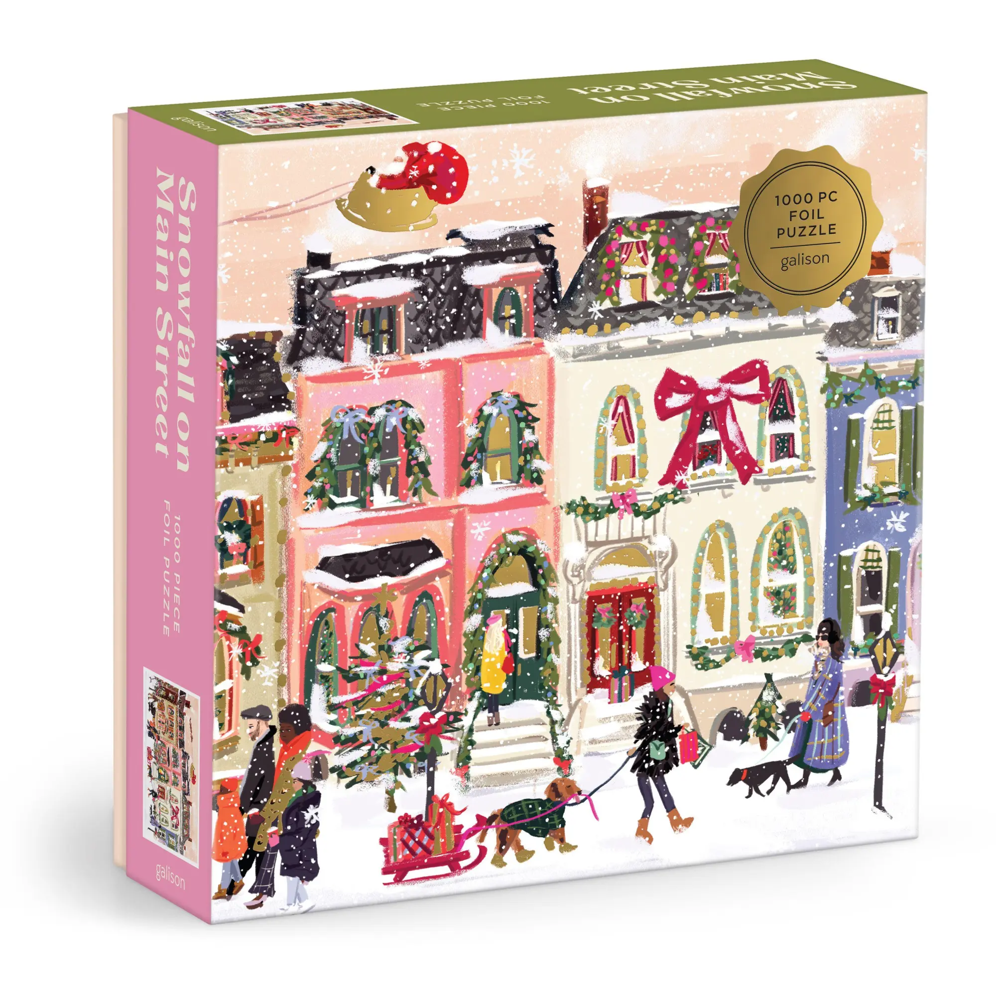 Cover: 9780735385610 | Snowfall on Main Street 1000 Piece Foil Puzzle | Spiel | Englisch