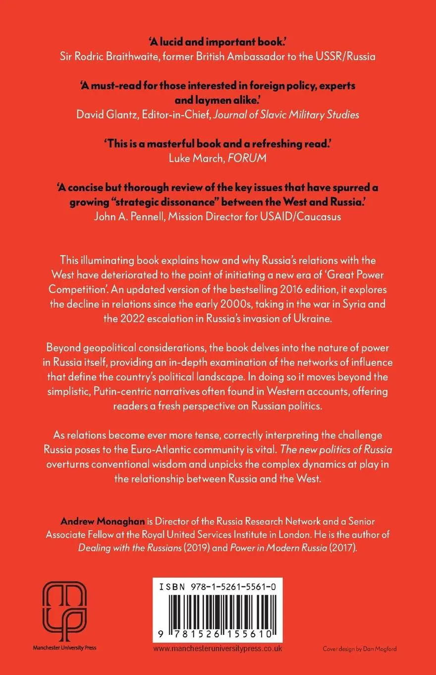 Rückseite: 9781526155610 | The new politics of Russia | Andrew Monaghan | Taschenbuch | Englisch