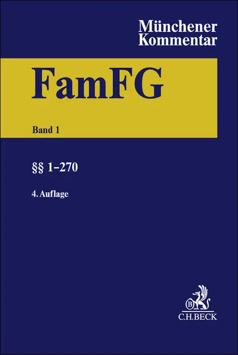 Cover: 9783406785610 | Münchener Kommentar zum FamFG Band 1: §§ 1-270 | Thomas Rauscher | XLV