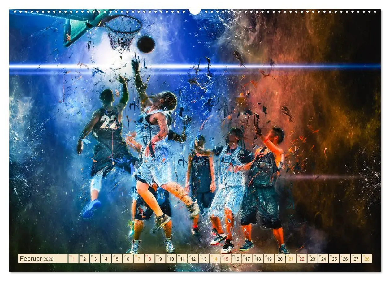 Bild: 9783457725610 | Basketball extrem (hochwertiger Premium Wandkalender 2026 DIN A2...
