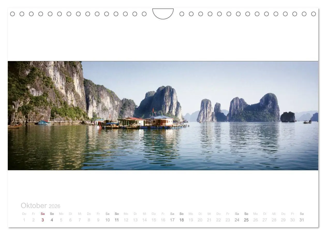 Bild: 9783516125610 | Vietnam Panorama (Wandkalender 2026 DIN A4 quer), CALVENDO...