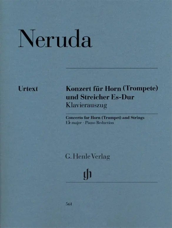 Cover: 9790201805610 | Johann Baptist Georg Neruda - Konzert für Horn (Trompete) und...