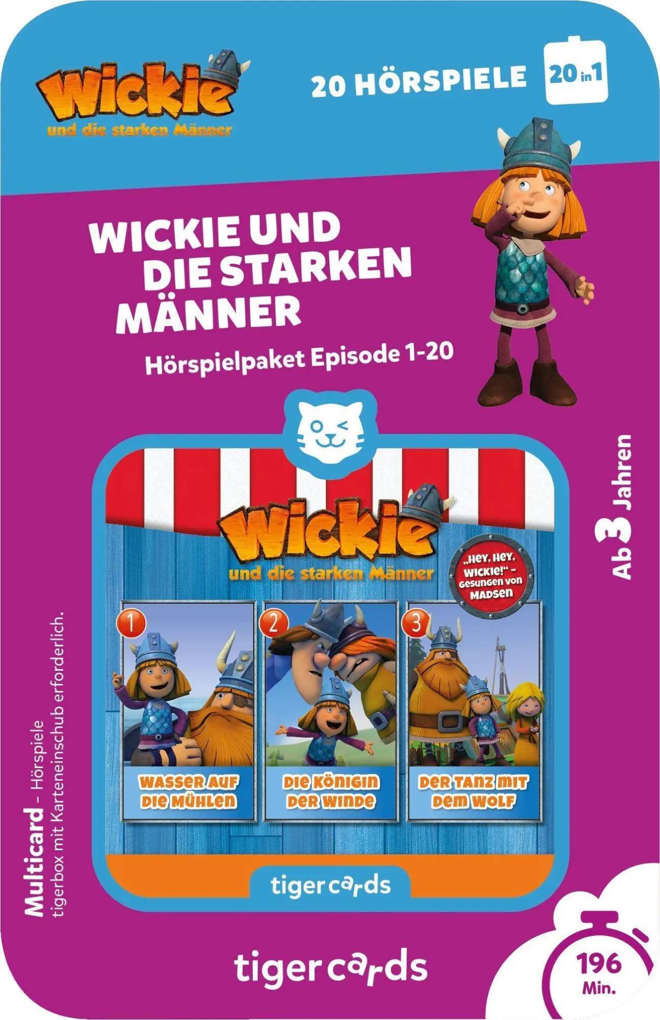 Bild: 4260535485710 | tigercards Multicard Multicard - Wickie und die starken Männer - 3...