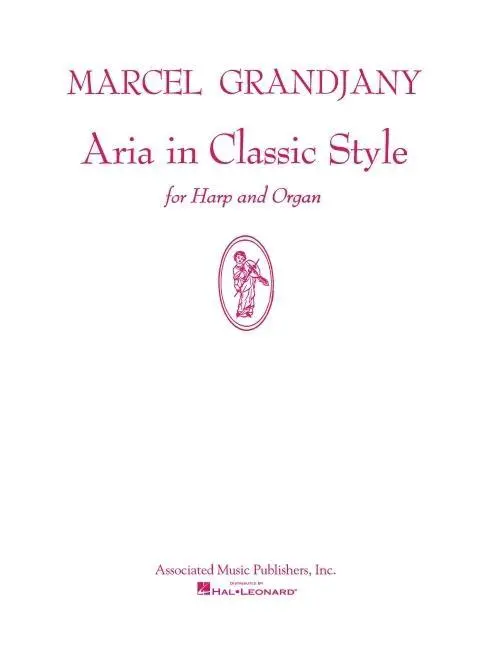 Cover: 9780793555710 | Aria in Classic Style: Organ/Harp Duet | Grandjany Marcel | Buch