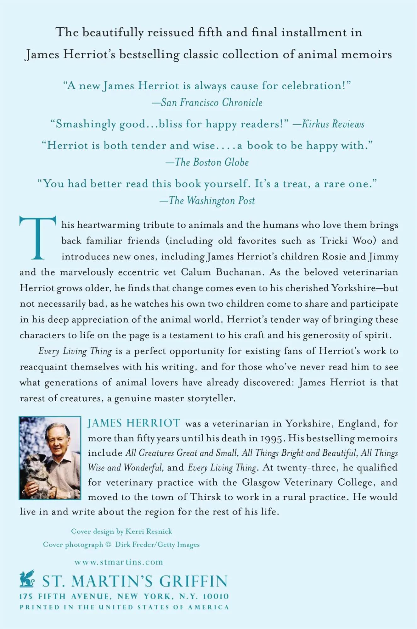 Rückseite: 9781250075710 | Every Living Thing | James Herriot | Taschenbuch | Englisch | 2015