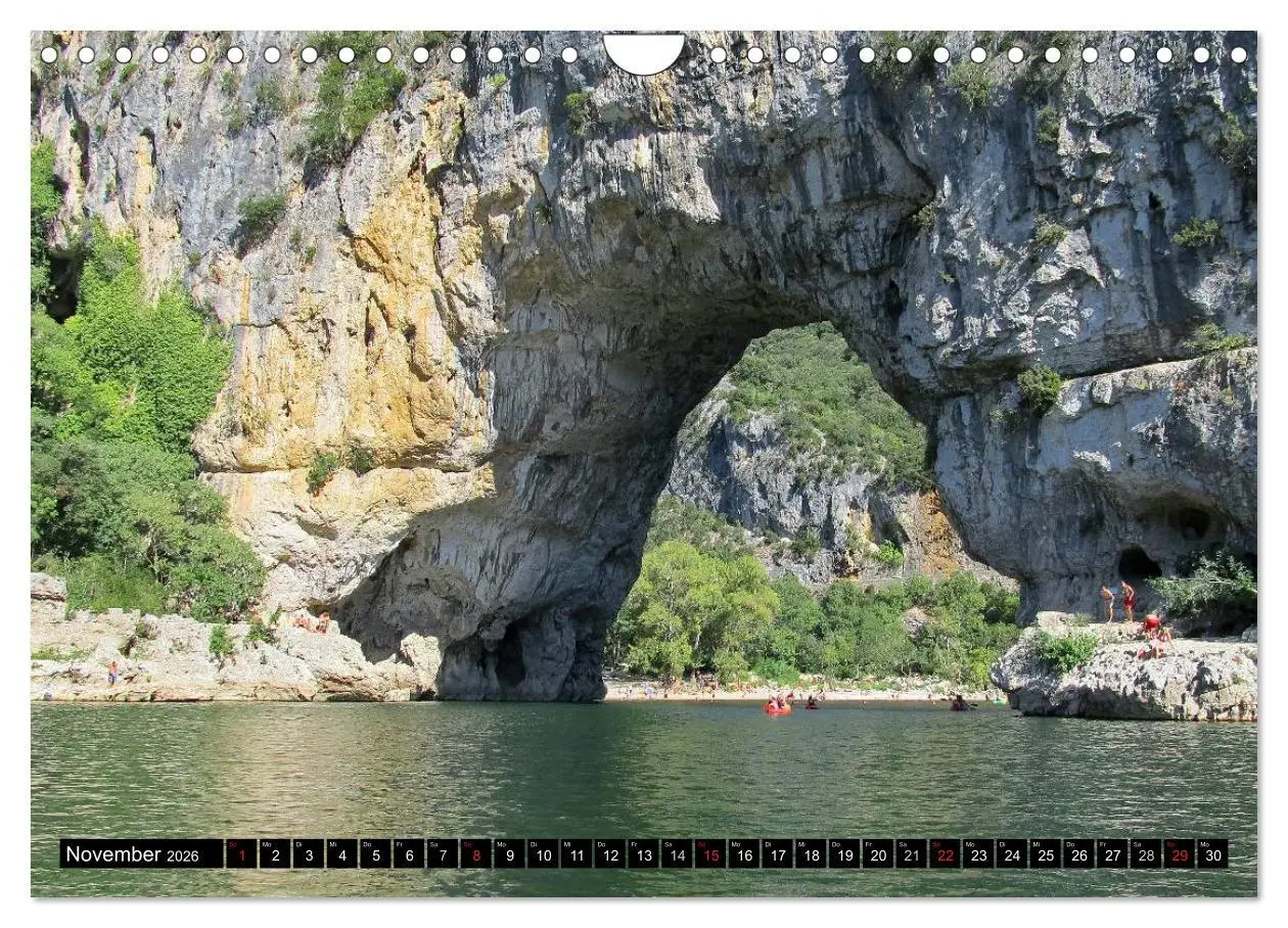 Bild: 9783516115710 | Ardèche, Grand Canyon Europas (Wandkalender 2026 DIN A4 quer),...