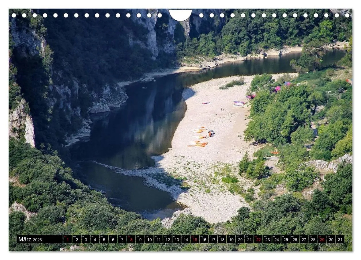 Bild: 9783516115710 | Ardèche, Grand Canyon Europas (Wandkalender 2026 DIN A4 quer),...