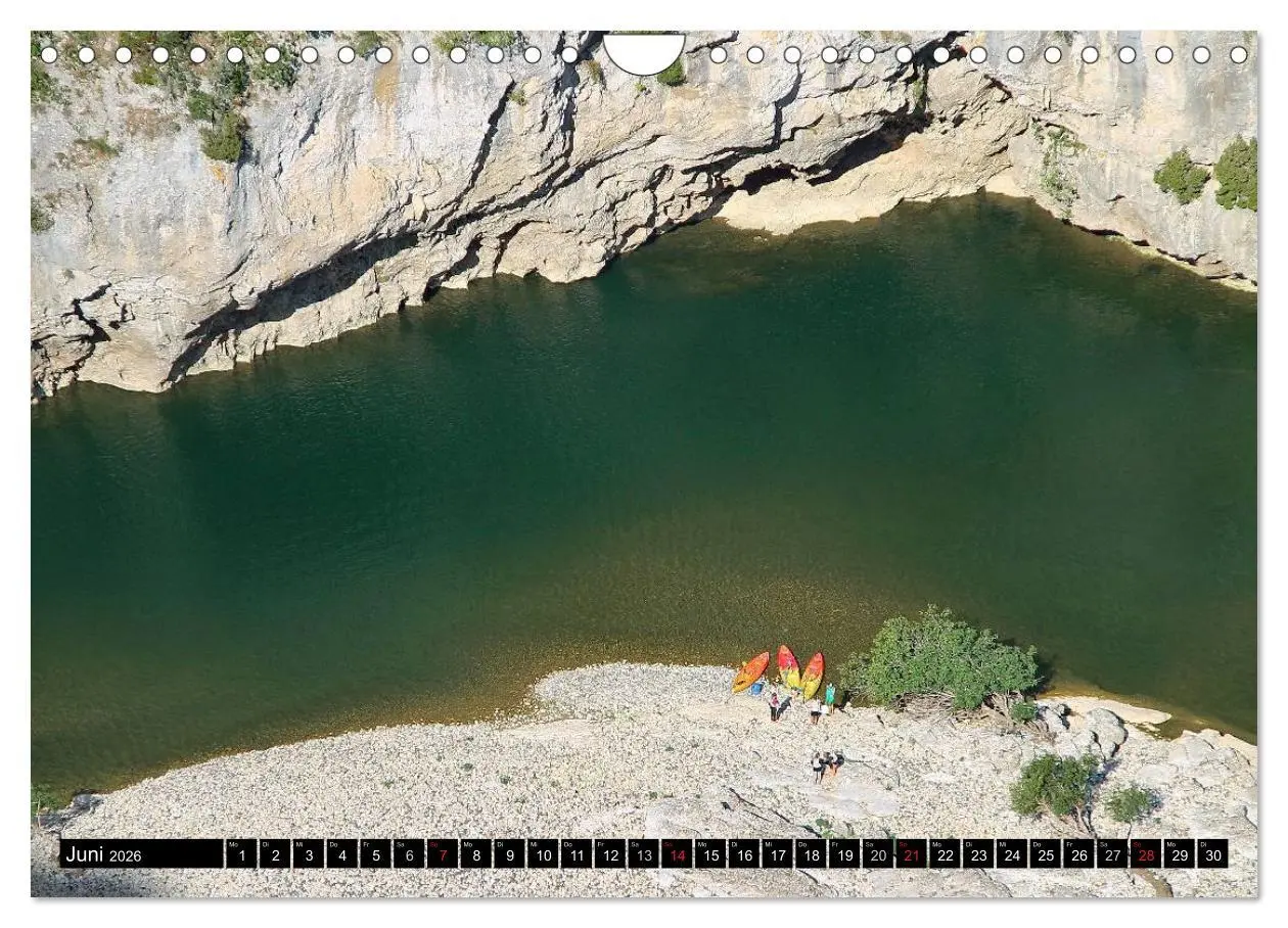 Bild: 9783516115710 | Ardèche, Grand Canyon Europas (Wandkalender 2026 DIN A4 quer),...