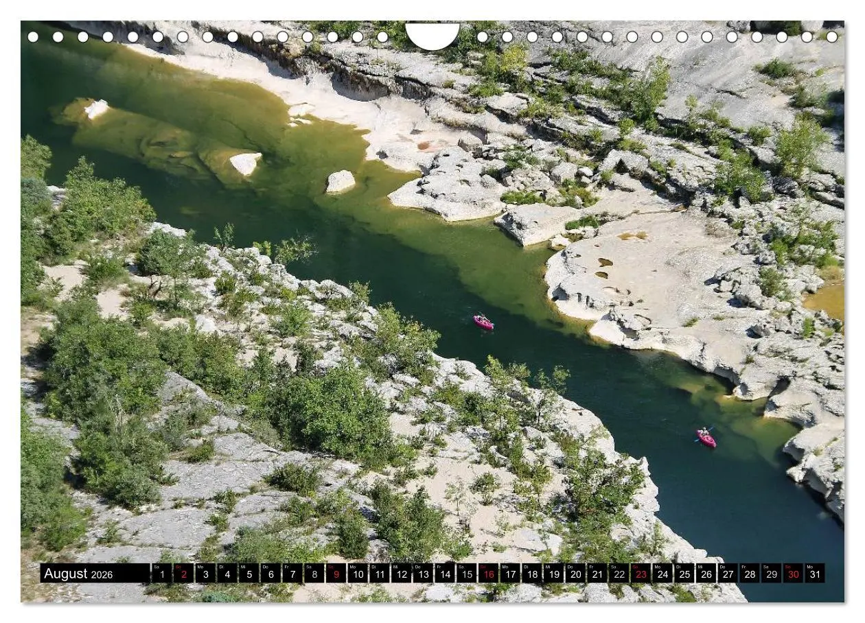 Bild: 9783516115710 | Ardèche, Grand Canyon Europas (Wandkalender 2026 DIN A4 quer),...