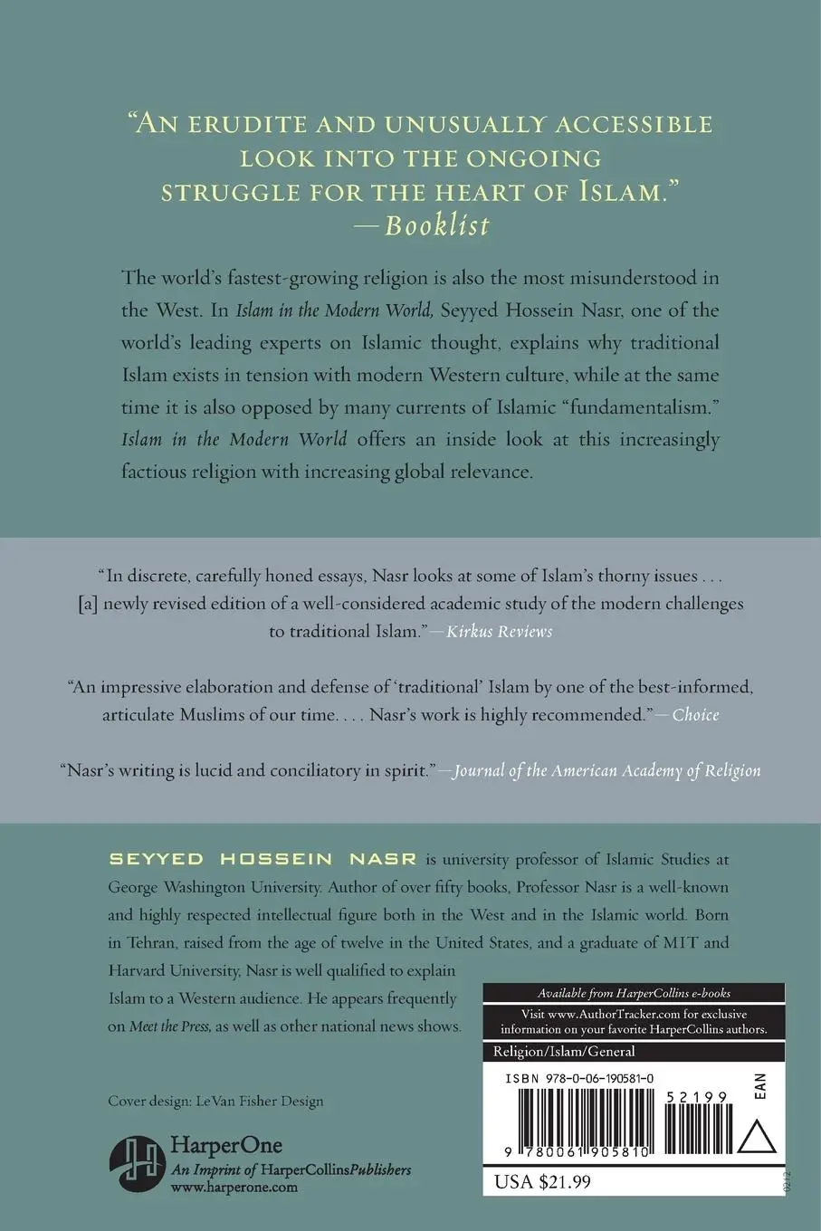Rückseite: 9780061905810 | Islam in the Modern World | Seyyed Hossein Nasr | Taschenbuch | 2020
