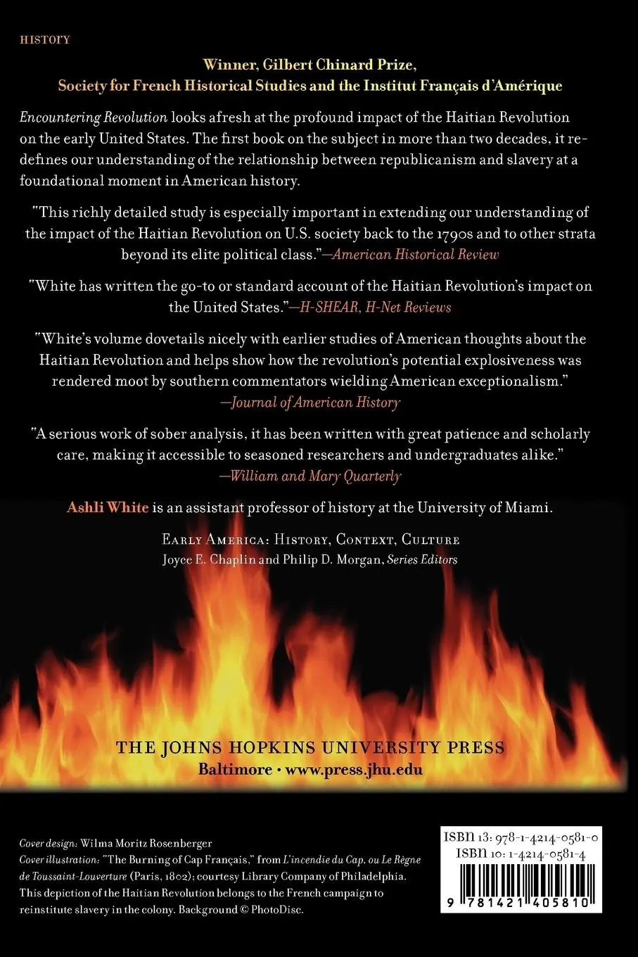 Rückseite: 9781421405810 | Encountering Revolution | Haiti and the Making of the Early Republic