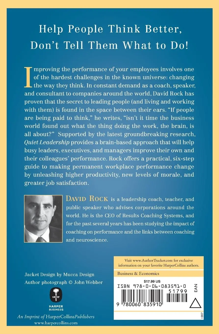 Rückseite: 9780060835910 | Quiet Leadership | Six Steps to Transforming Performance at Work