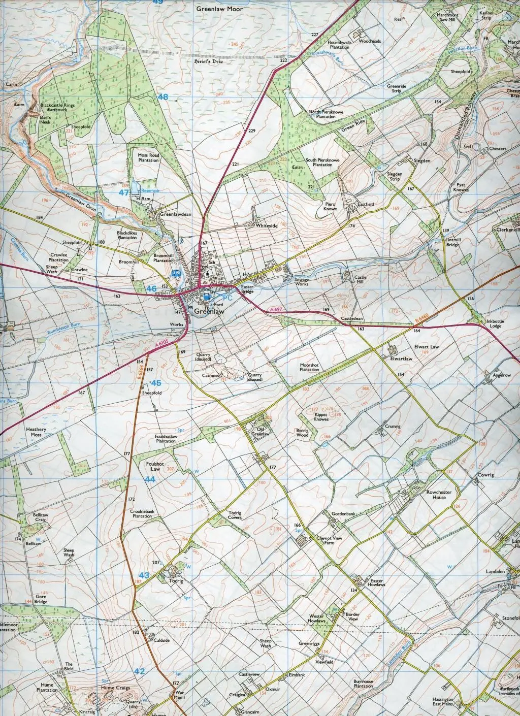 Bild: 9780319245910 | Kelso, Coldstream and Lower Tweed Valley | Ordnance Survey | Englisch