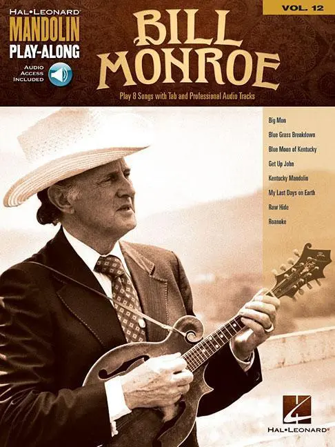 Cover: 9781495065910 | Bill Monroe | Mandolin Play-Along Volume 12 | Bill Monroe | Buch