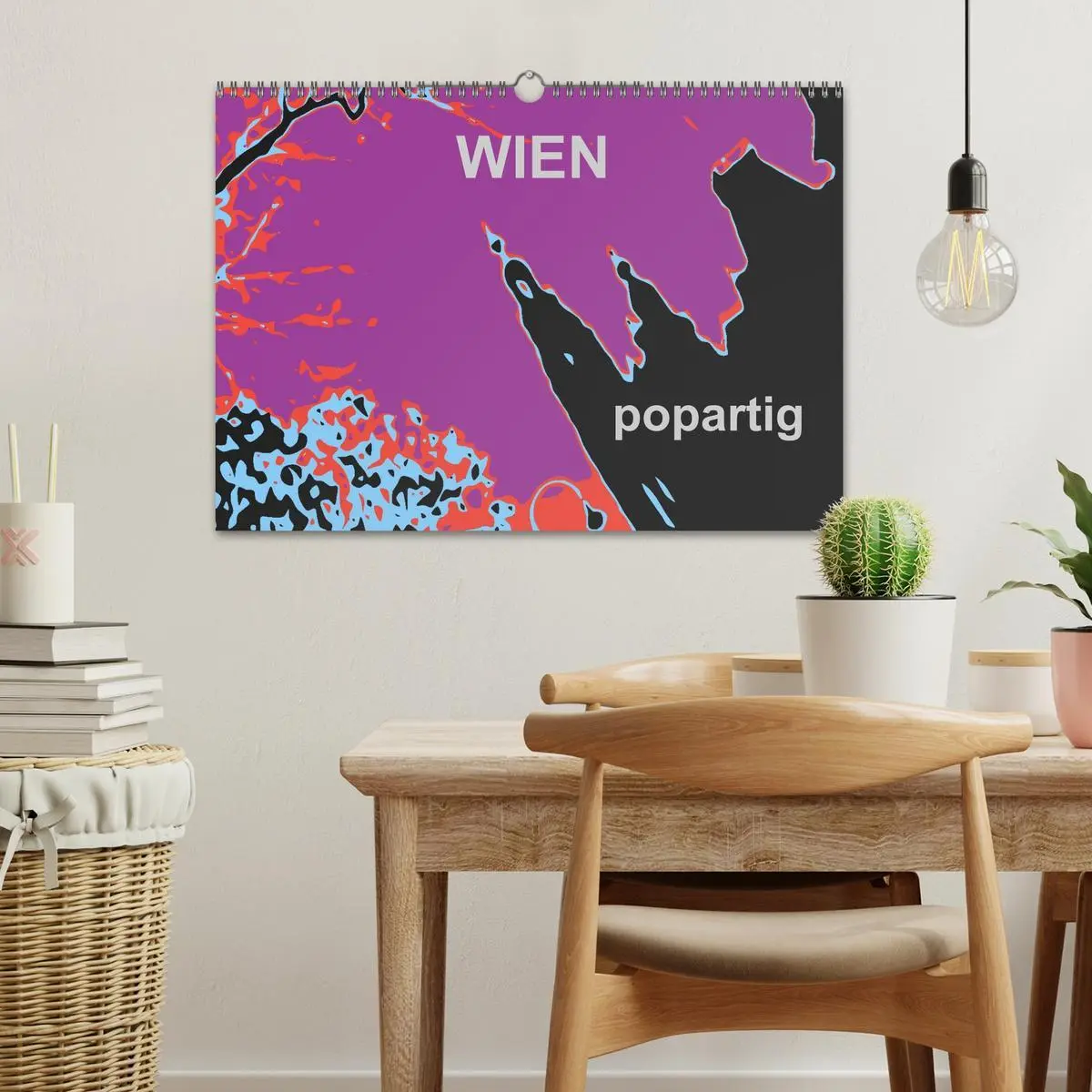 Bild: 9783516025910 | WIEN popartig (Wandkalender 2026 DIN A3 quer), CALVENDO Monatskalender