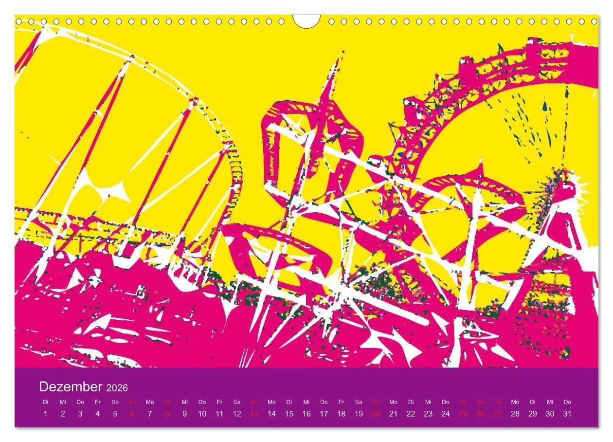 Bild: 9783516025910 | WIEN popartig (Wandkalender 2026 DIN A3 quer), CALVENDO Monatskalender