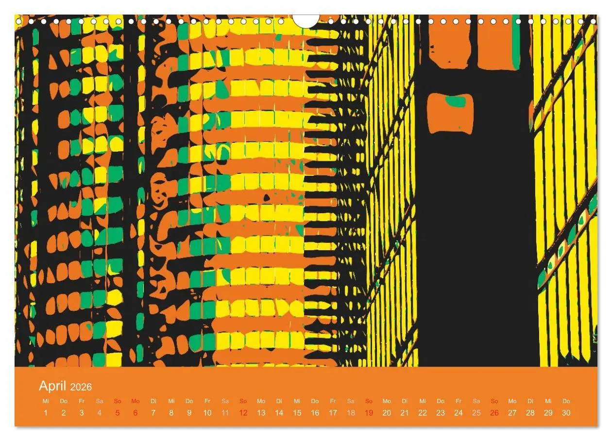 Bild: 9783516025910 | WIEN popartig (Wandkalender 2026 DIN A3 quer), CALVENDO Monatskalender