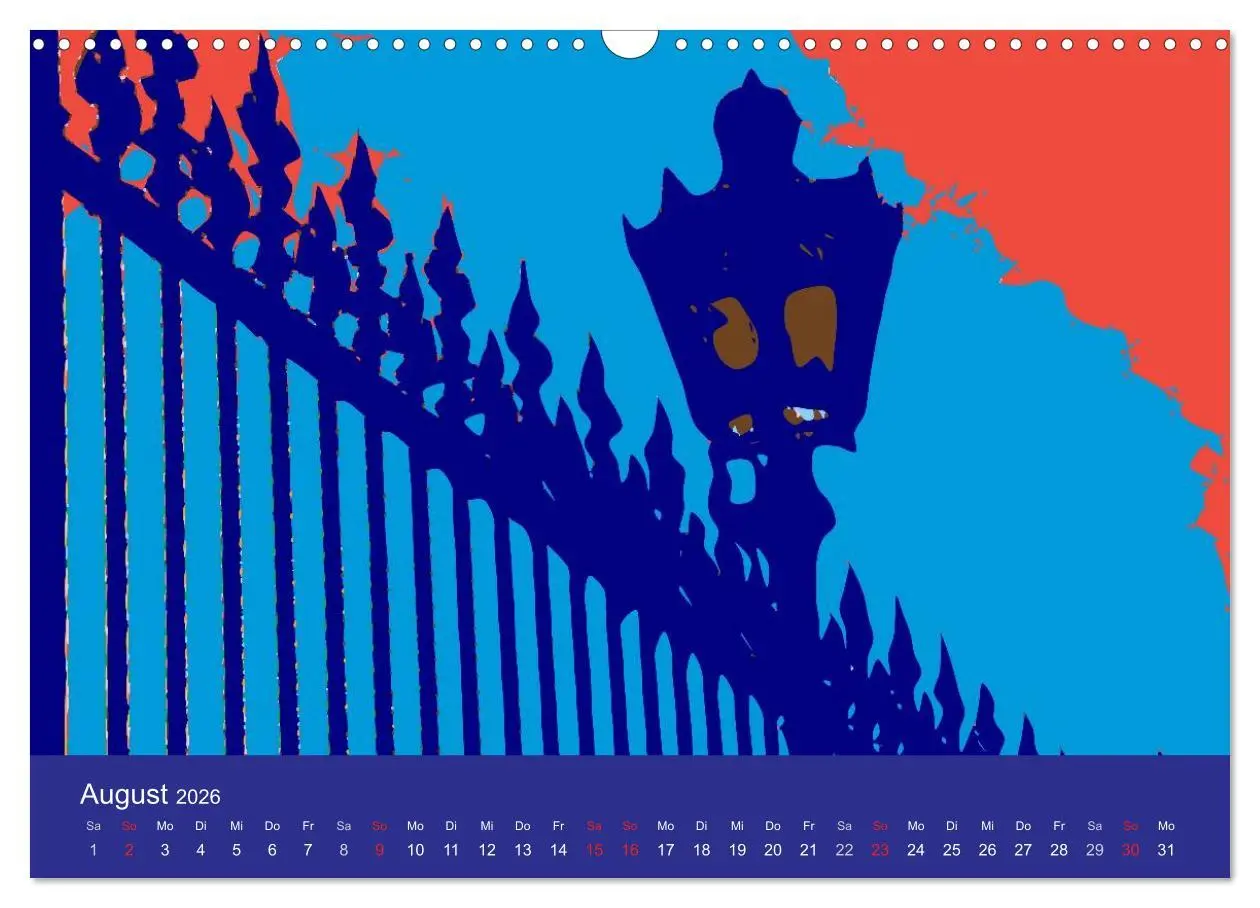 Bild: 9783516025910 | WIEN popartig (Wandkalender 2026 DIN A3 quer), CALVENDO Monatskalender