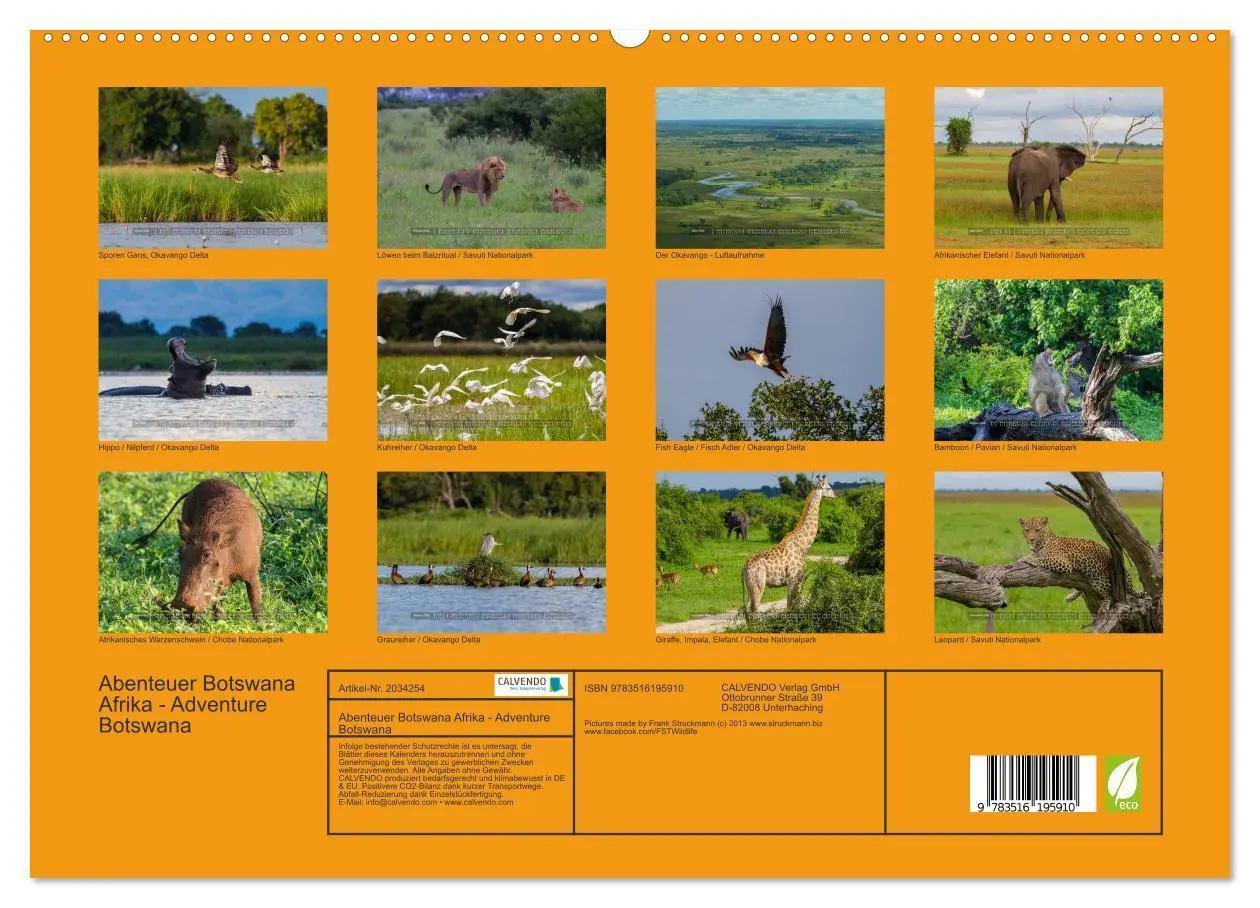 Bild: 9783516195910 | Abenteuer Botswana Afrika - Adventure Botswana (hochwertiger...