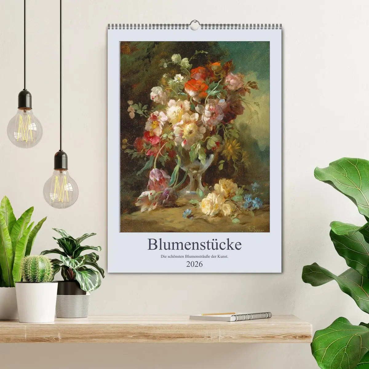 Bild: 9783516405910 | Blumenstücke 2026 (Wandkalender 2026 DIN A2 hoch), CALVENDO...