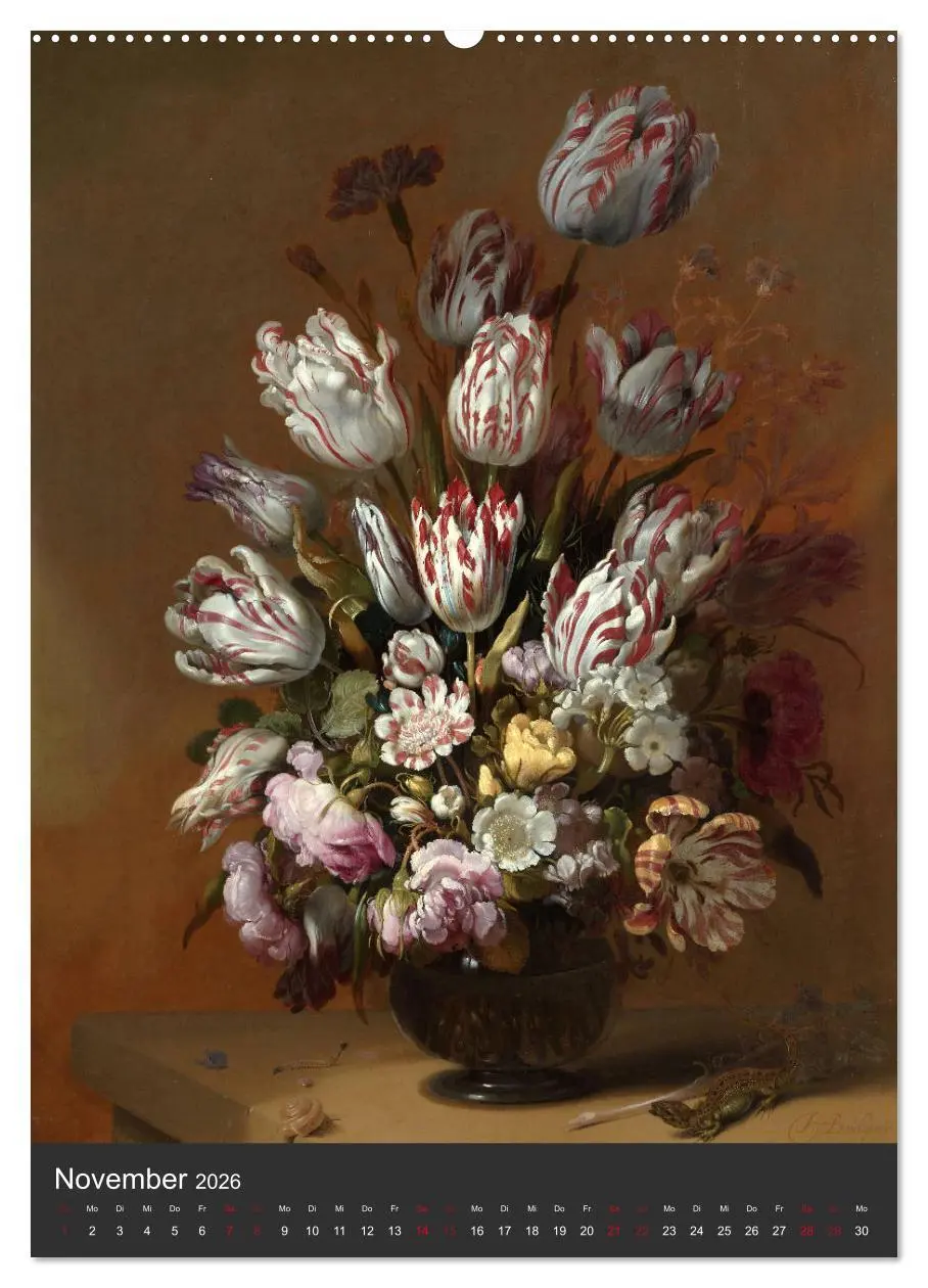 Bild: 9783516405910 | Blumenstücke 2026 (Wandkalender 2026 DIN A2 hoch), CALVENDO...