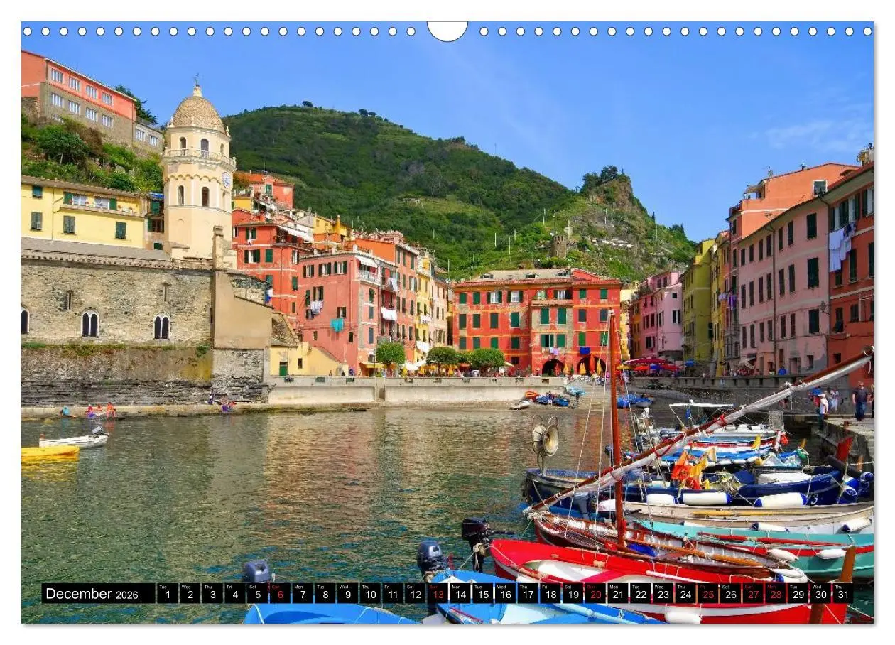 Bild: 9783516575910 | Riviera di Levante The Coast of Liguria (Wall Calendar 2026 DIN A3...