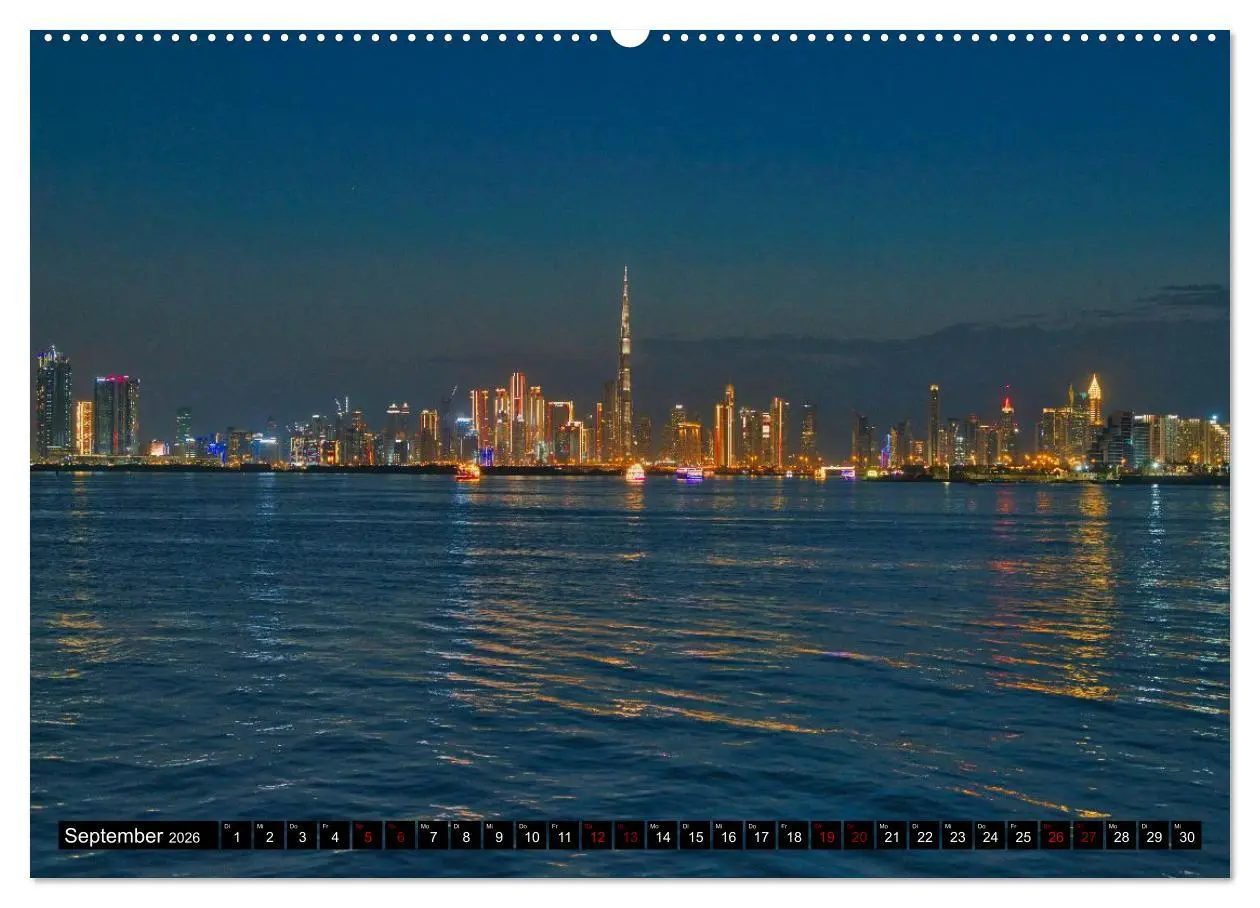 Bild: 9783516645910 | Dubai Panoramen (Wandkalender 2026 DIN A2 quer), CALVENDO...