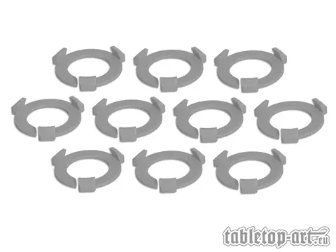 Cover: 704270726010 | Squad Marker - 25mm Silver (10) | Tabletop-Art | EAN 704270726010