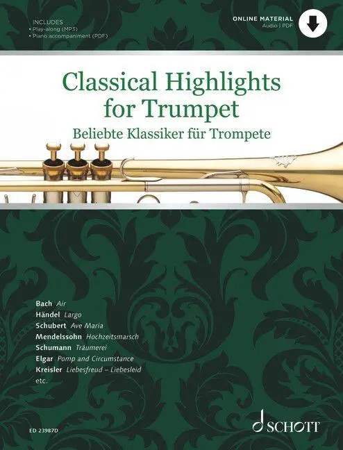 Cover: 842819126010 | Mitchell: Classical Highlights Arranged for Trumpet and Piano Book...