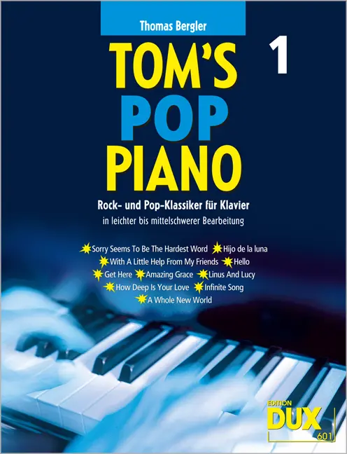 Cover: 4031658006010 | Tom's Pop Piano 1 | Thomas Bergler | Buch | 2008 | Dux Edition