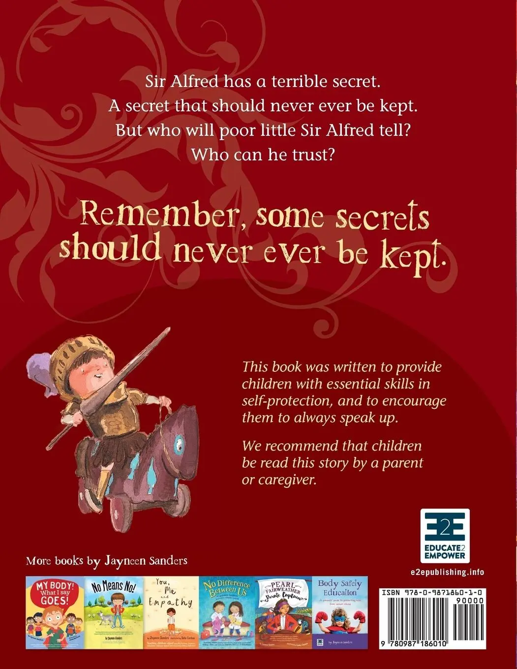 Rückseite: 9780987186010 | Some Secrets Should Never Be Kept | Jayneen Sanders | Taschenbuch