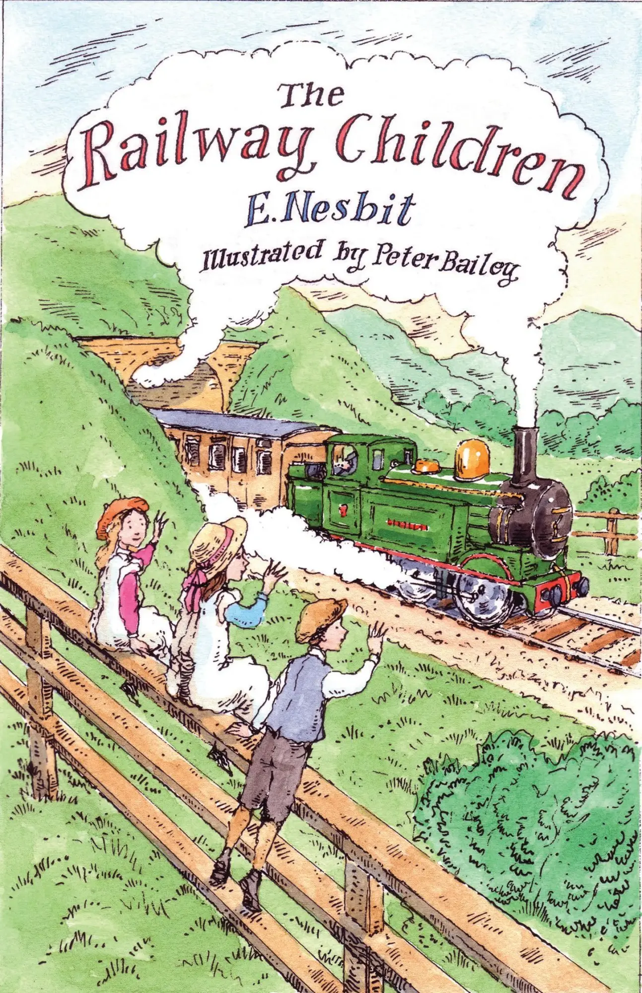 Cover: 9781847496010 | The Railway Children | Illustrated by Peter Bailey | Edith Nesbit