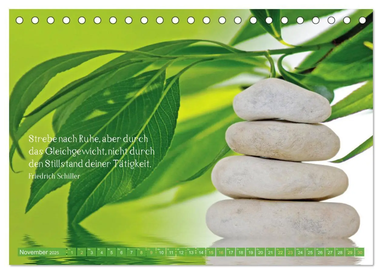 Bild: 9783383886010 | Natur-Meditationen - Nimm Dir Zeit (Tischkalender 2025 DIN A5...