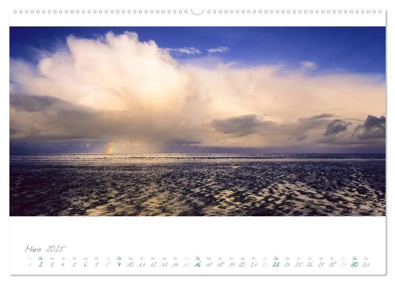 Bild: 9783435666010 | Am Meer (Wandkalender 2025 DIN A2 quer), CALVENDO Monatskalender